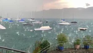 Град размером с апельсин обрушился на Францию