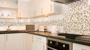 Фартук для кухни из плитки: фото, дизайн, интерьер, решения, советы по выбору плитки на фартук кухн
