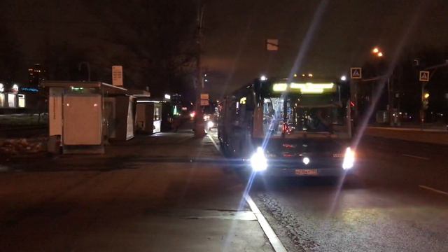 Автобус ЛиАЗ-6213.65 №151115 следует по маршруту №687 "Метро Щукинская - Мякинино" смотреть онлайн