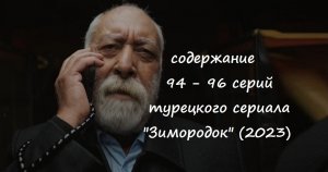 Содержание 94, 95 и 96 серий турецкого сериала "Зимородок" (РФ, 2023)