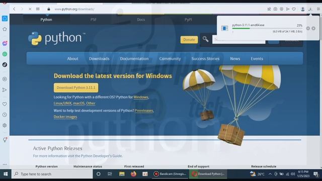 How to install python 3.11.1 step by step on windows 10