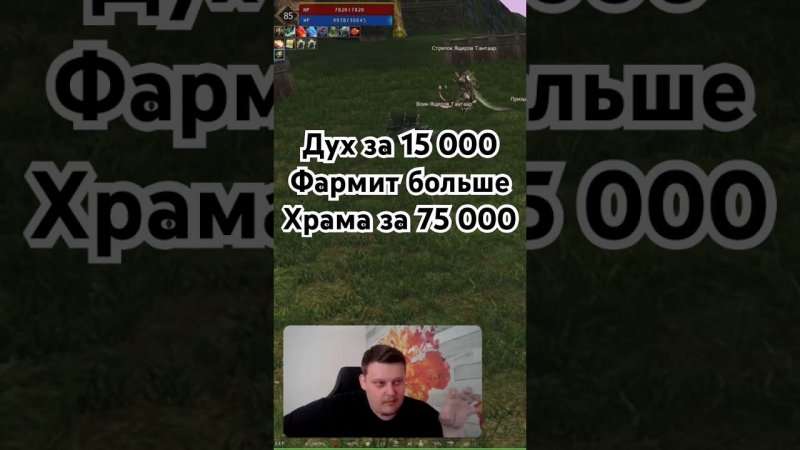 Мега фарм адены на духе в lineage 2 Eva