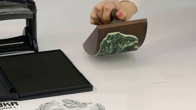 Деревянная оснастка пресс папье 160х100 мм, штамп большого размера