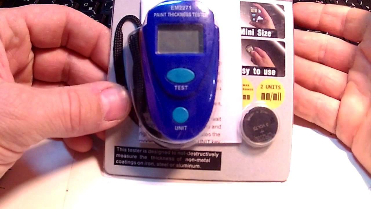 Бюджетный толщиномер ЛКП EM2271 за 1000р. смотреть онлайн