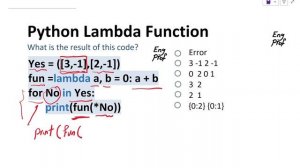 Python lambda function Example