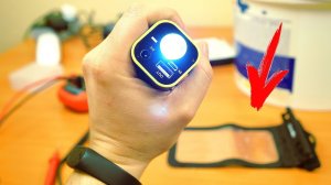 ? ПОВЕРБАНК-ФОНАРИК 4 18650 LI-ION И ГЕРМОЧЕХОЛ BLITZWOLF ДЛЯ СМАРТФОНА