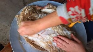 Когда резать уток чтобы без пеньков? Как быстро удалить колодку у утки. Взвешивание 55 и 60 дней