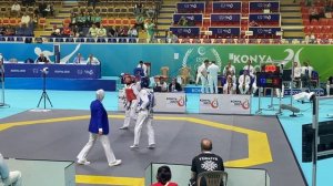 Hatice Kübra ILGUN (TUR) Madina MIRABZALOVA (UZB) 2022 ISLAMIC SOLIDARITY GAMES 57 kg QF