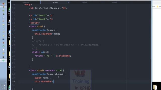 Class In JavaScript Training Videos In Telugu 65 Inheritance I JavaScript Tutorials