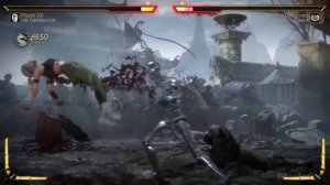 MORTAL KOMBAT 11 Endoskeleton Terminator Brutality & All Victory Poses MK11