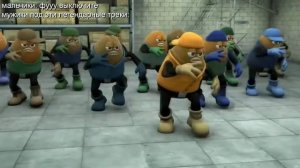 какие то бублики танцуют под легендарные треки