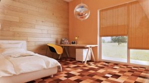 Zx34 Одноэтажный практичный дом с плоской крышей