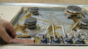 Газовая плита Siemens - пропала искра. Замена неисправного блока розжига.  ( FZ 4 на универсальный)