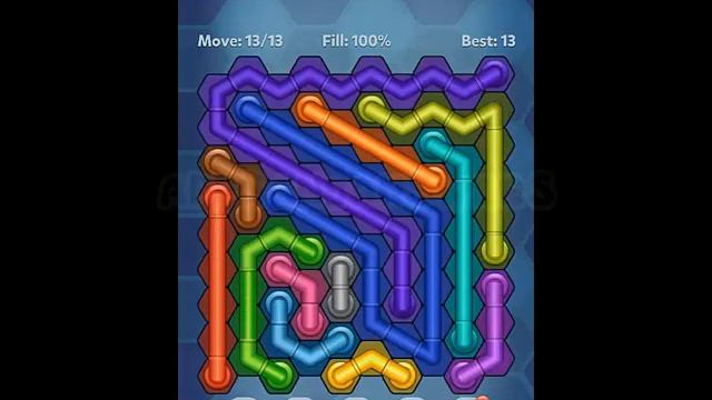 Pipe Lines: Hexa - Size 10 Mania Level 61-70 Solution смотреть онлайн