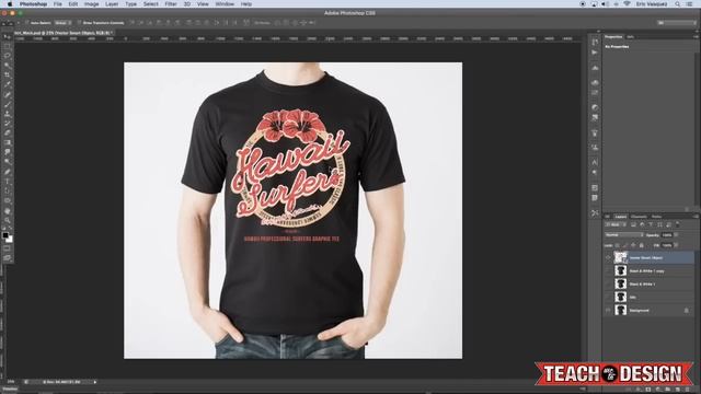 Photoshop Tutorials: Create a Realistic T-Shirt Mockup in Photoshop смотреть онлайн