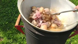 ОВОЩНОЕ РАГУ С МЯСОМ В КАЗАНЕ НА ДАЧЕ