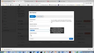 Openstack External Network Settings Example