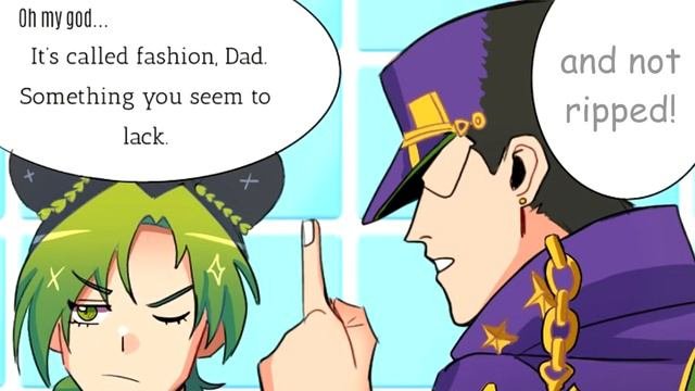 JoJo Comic Dub Jolyne And Jotaro