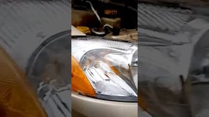 # установка фар DEPO на Додж стратус.