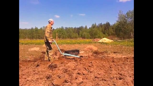 Сажаем картошку #ЛЕБЕДКА сельхоз ЛС-100