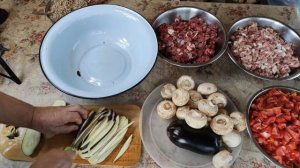 Каша с мясом и овощами в автоклаве.