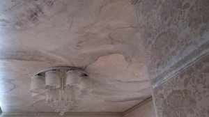 Венецианская штукатурка VGT на потолке