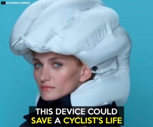 Подушка безопасности для велосипедистов