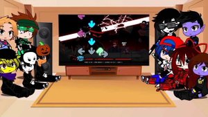 FNF react to VS Auditor Gateway to hell || FRIDAY NIGHT FUNKIN