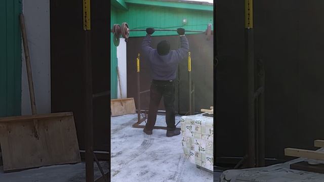 ЖИМ ШТАНГИ СТОЯ 80КГ НА 18 РАЗ смотреть онлайн