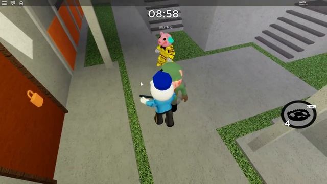 Double PIGGY ROBLOX Polly vs Soldier Jumpscare - Roblox Piggy смотреть онлайн