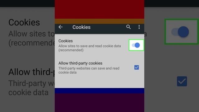 How to Enable Cookies and JavaScript in Google Chrome for Android