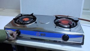 2 конфорочная инфракрасная газовая плита для дачи СВ 28(27)
