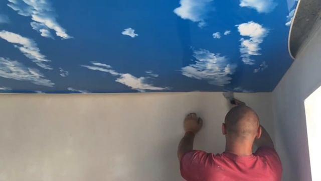 Натяжна стеля НЕБО в дитячій кімнаті смотреть онлайн