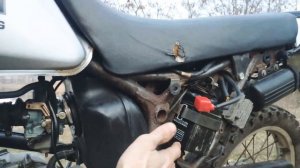 Страдалец Suzuki Djebel 200(dr200se), мотоцикл с аукциона.(джебел, qm200, bm200,skymoto 200, qingqi