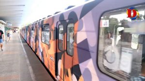 МЕТРО Киев. ЦВЕТНЫЕ Поезда для детей и Рекламные вагоны. Colored trains Metro in Kiev