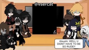 Dead! Dazai Au react to the originals ||BSD||