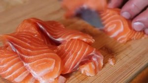 Сливочная паста из лосося сметаны и лука порея, паста с семгой