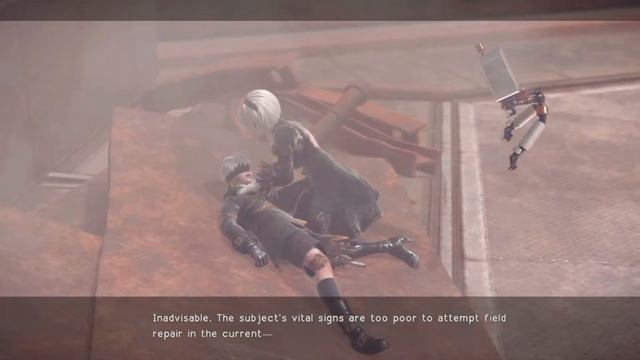 NIER AUTOMATA: The First Meeting and the First Parting, 2B and 9S 最初の出会いと最初の別れ、2Bと9S смотреть онлайн