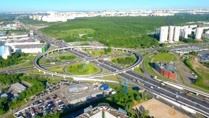 Пересечение МКАД и Каширского шоссе. Транспортная развязка
