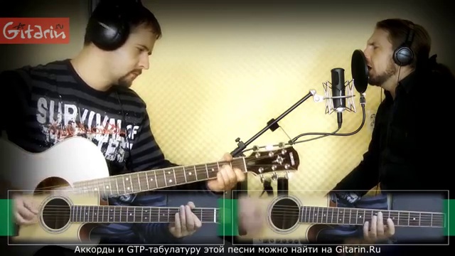 Атаман - КИНО _ Как играть на гитаре (3 партии) Аккорды, табы - Гитарин смотреть онлайн