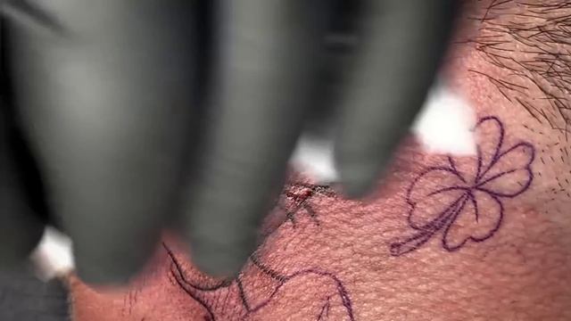 Simba tattoo on neck смотреть онлайн