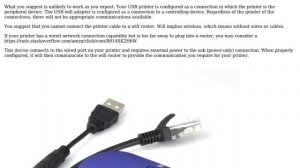 Converting USB printer to wifi printer using wifi adapter
