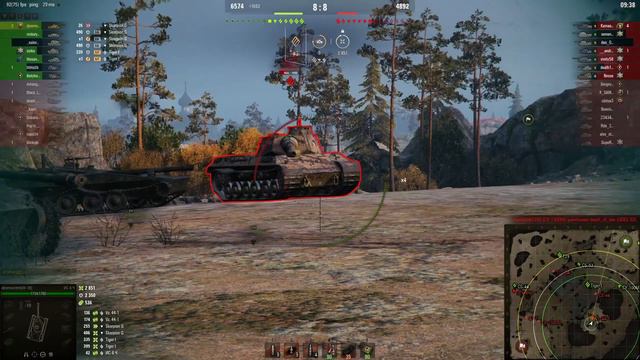 ИС-6 Ч - Дед отправил команду в ангар / карта Карелия / Знак классности "Мастер" WOT / Рэдли-Уолтер смотреть онлайн