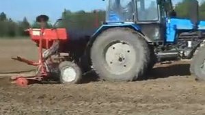 МТЗ-1221 + Сеялка СПУ-6