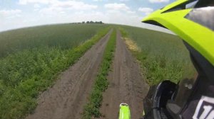 ?️ Покатушка на кроссовом мотоцикле по лесу / Kawasaki kx 250