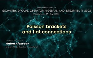 Poisson brackets and flat connections