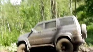 уаз патриот на 35 колесах - едет на Мамбет