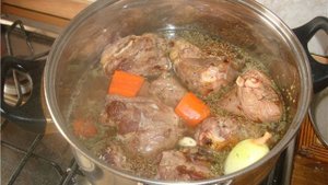 Баранина отварная по-армянски
