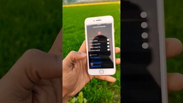 iPhone finger id | how to add fingerprint in iphone #iphone #smartphone #iphone7 #viral #viralshort