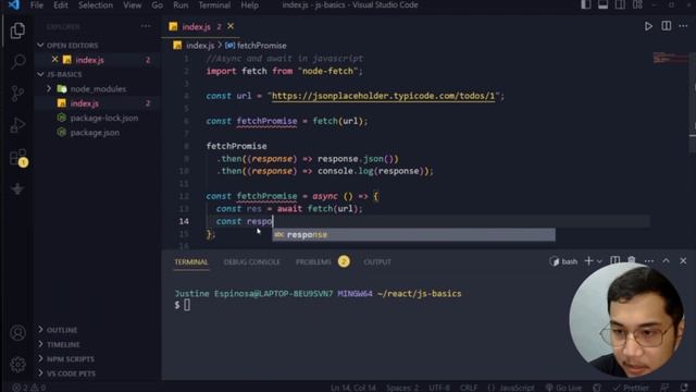 Essential JavaScript For React | #12 - Async & Await